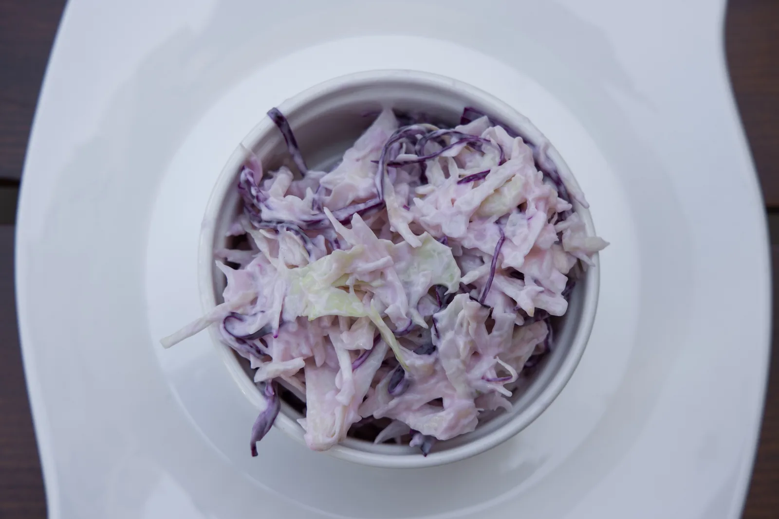 Finely shredded cabbage