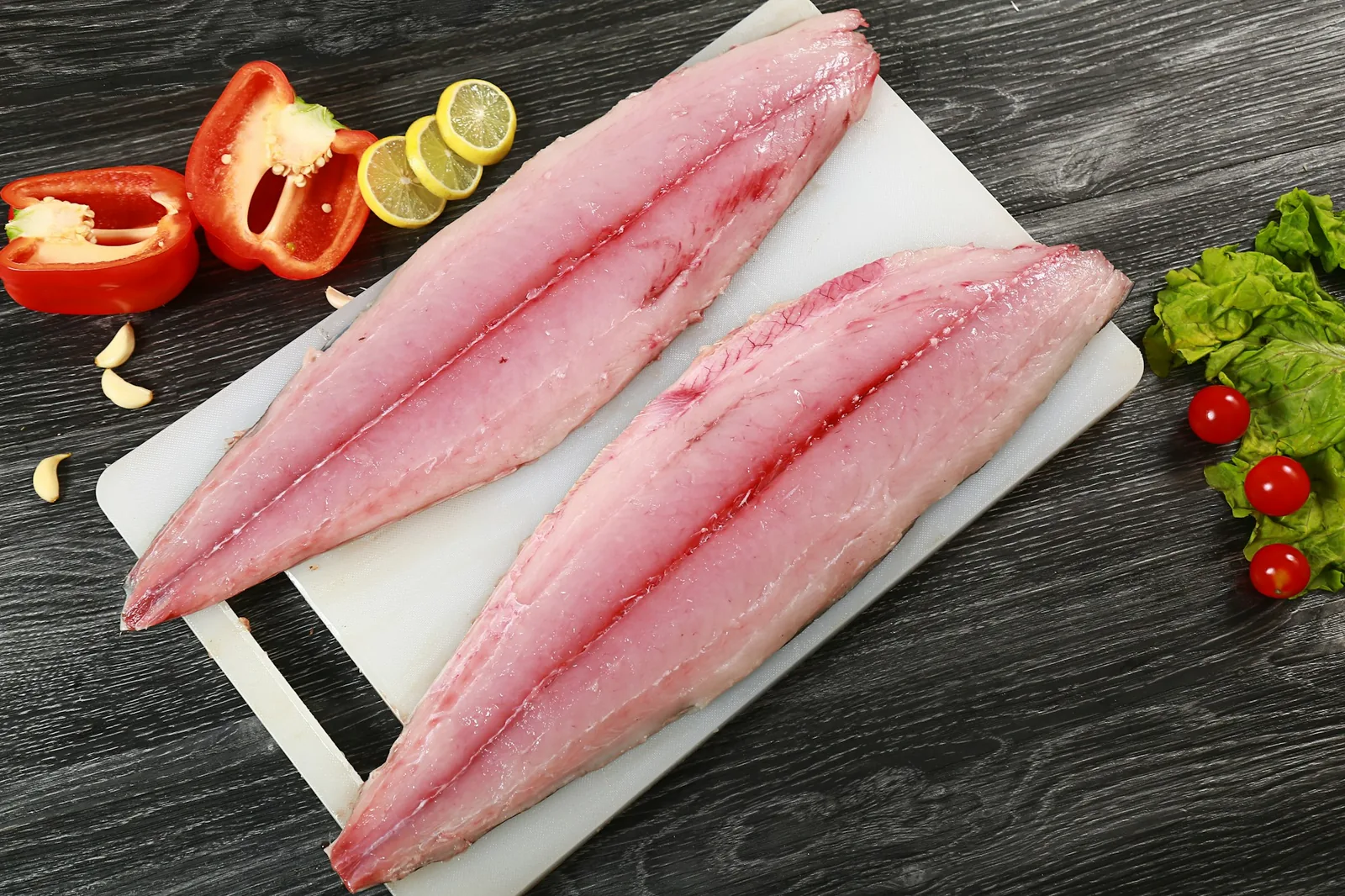 Fresh white fish fillet