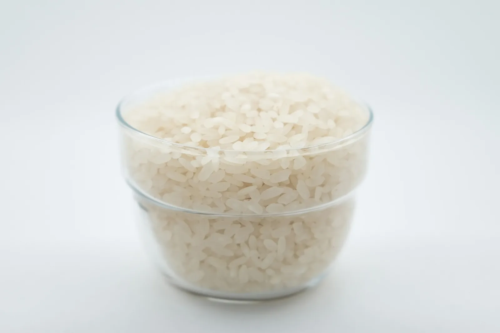 White rice and cinnamon sticks, the base of Mexican horchata