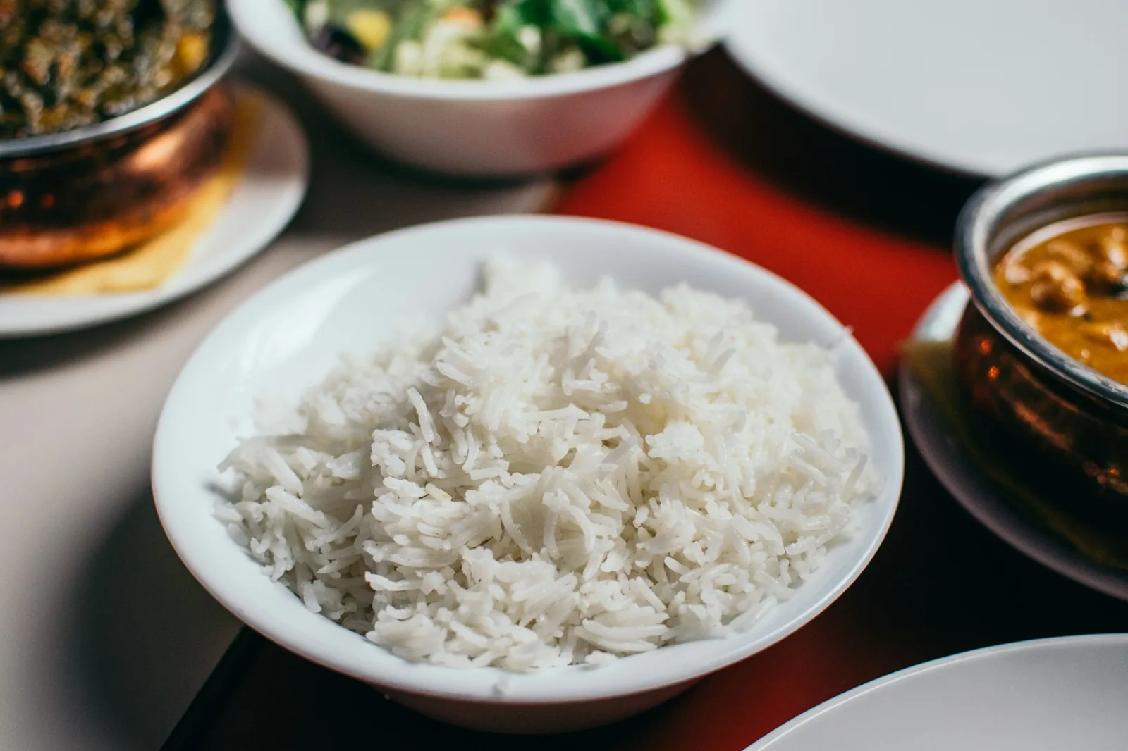 A bowl of plain rice