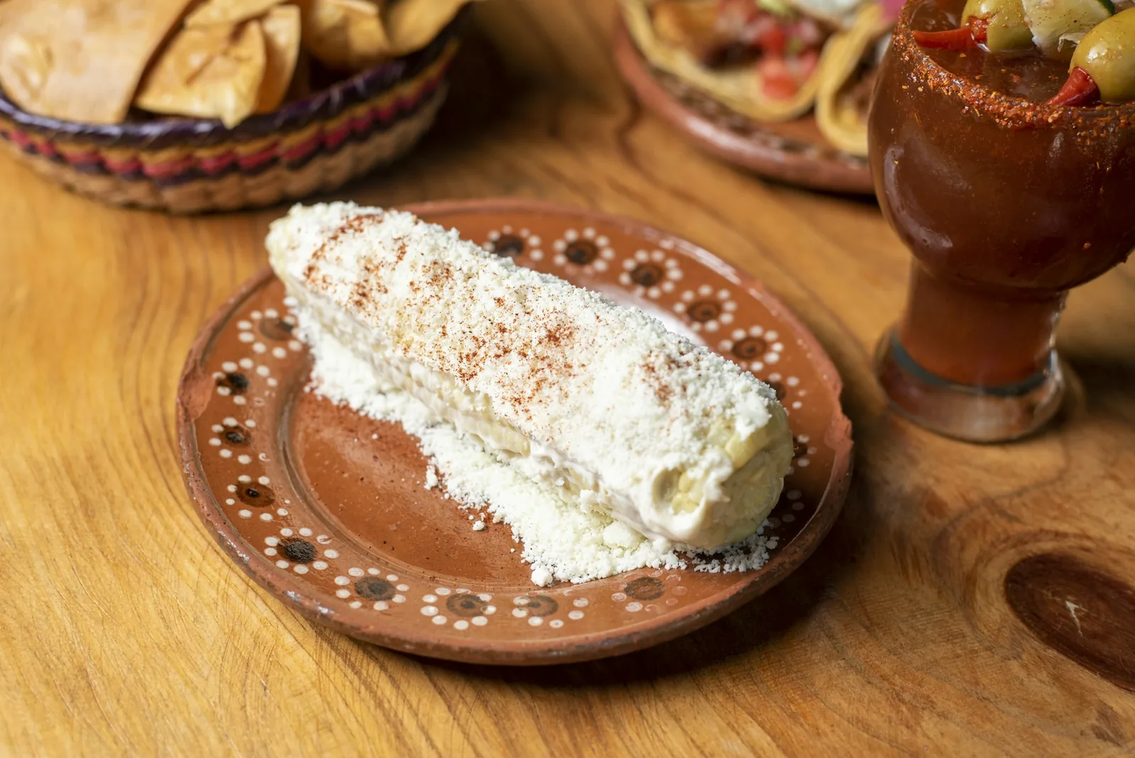 A dry white cheese crumbled over a finished dish