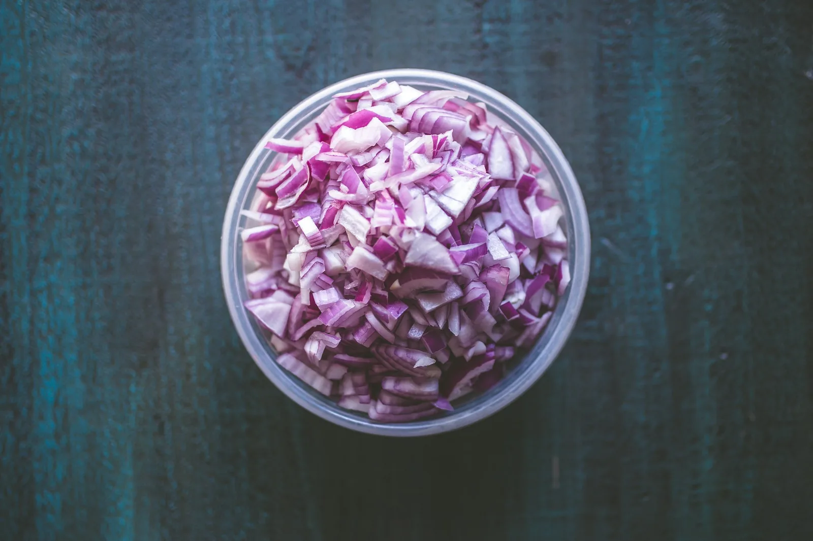 Finely chopped white onion